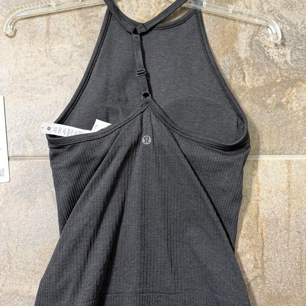 Lululemon‎ Ebb to Street High-Neck Tank Top Black